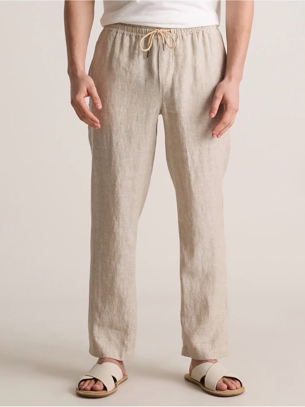 Quince 100% European Linen Drawstring Beach Pants Flax Men’s M